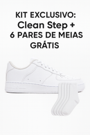 Tênis Clean Step + 6 Pares de Meias Grátis | Oferta Exclusiva