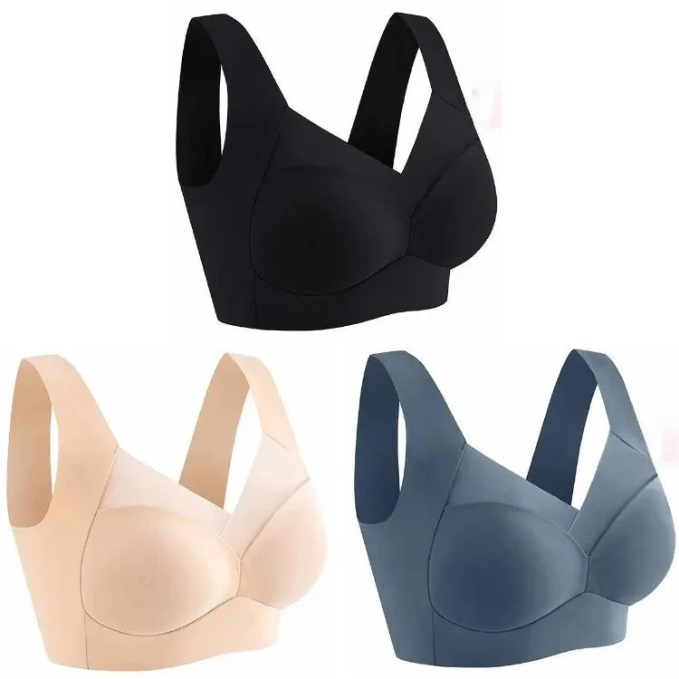 Kit 3 Sutiãs Miglam™ – Conforto Extremo e Sustentação Sem Marcar