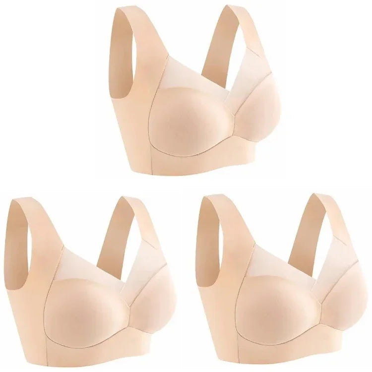 Kit 3 Sutiãs Miglam™ – Conforto Extremo e Sustentação Sem Marcar