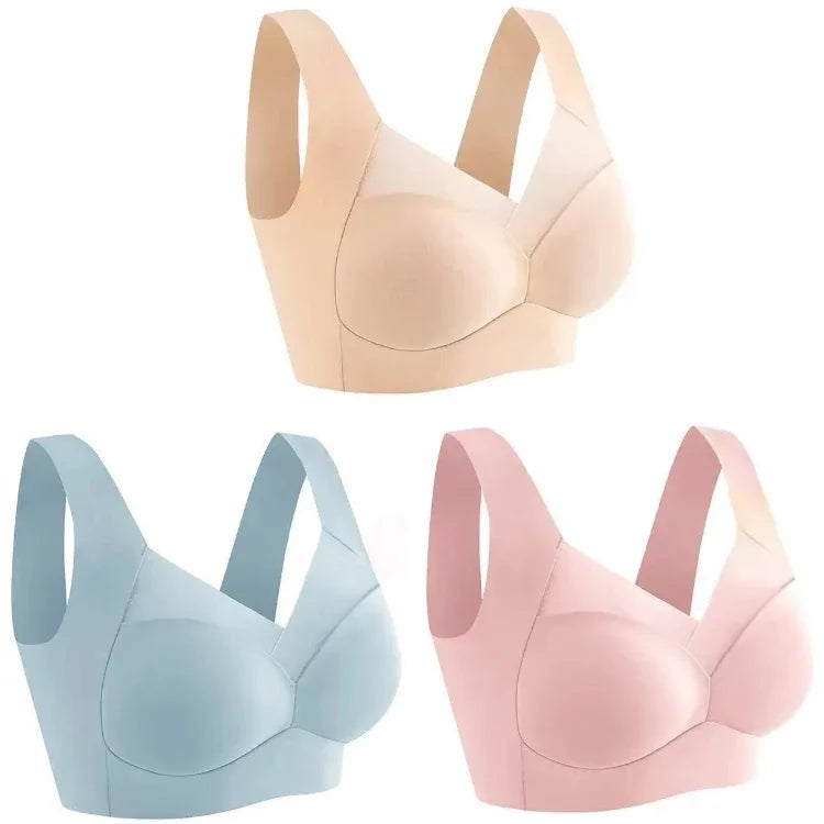 Kit 3 Sutiãs Miglam™ – Conforto Extremo e Sustentação Sem Marcar