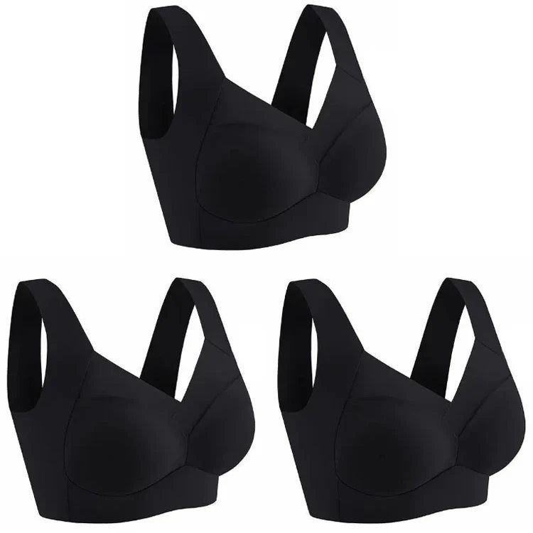 Kit 3 Sutiãs Miglam™ – Conforto Extremo e Sustentação Sem Marcar