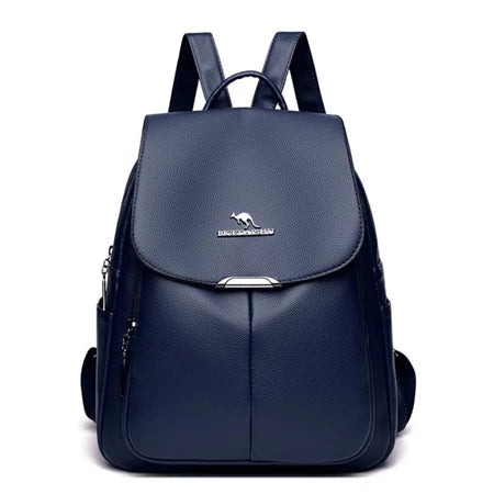 Mochila de Couro Legítimo Feminina - Jasmim